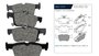 Imagen de PASTILLAS DE FRENO TRASERAS HONDA CIVIC 1.5/2.0 2017